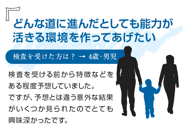 どんな道に進んだとしても能力が活きる環境を作ってあげたい